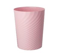 Corbeille à papier - 1 unité - Plastique - 12 Litres - Design moderne - Pour bureau et chambre - Rose MIROIR ELECTRIQUE