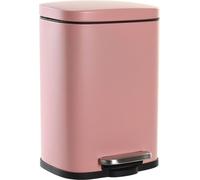 Corbeille à papier à pédale DKD Home Decor Pêche Métal Polypropylène Fondamental 5 L