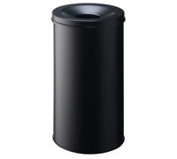 Durable 3307-01 60 L Rond Acier Noir
