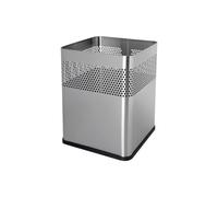Corbeille à papier Carrée en acier 18 litres