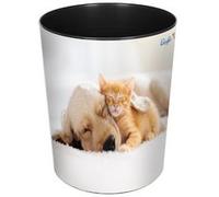 Corbeille à papier Chien et chat