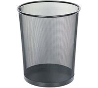 Corbeille à papier Concorde, métal, 13 L, noir