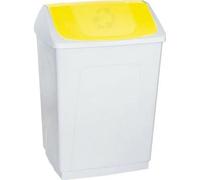 Corbeille À Papier Denox Blanc Jaune 55l