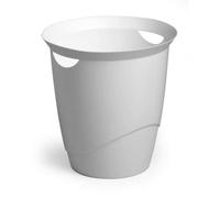 Corbeille à papier design coloré 16 litres - Blanc