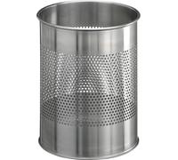 Corbeille à papier Durable 338123 15 l (Ø) 165 mm acier inoxydable argent 1 pc(s)