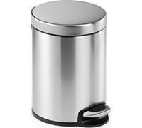 Corbeille à papier Durable 340023 340023 5 l (Ø x H) 205 mm x 290 mm acier inoxydable argent 1 pc(s)