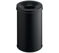 Corbeille à papier Durable Safe 330601 30 l (Ø x H) 315 mm x 492 mm métal noir 1 pc(s)