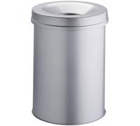 Corbeille à papier Durable Safe 330610 30 l (Ø x H) 315 mm x 492 mm métal gris 1 pc(s)