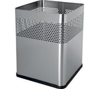 Corbeille à papier en acier 'the dot', 18 L, argent
