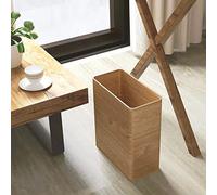 Corbeille à Papier en Bois Rectangle poubelle pour salle de bain, bac de cuisine étroit en bois |Bac d'armoires pour stockage de déchets dans cuisine Chambre à coucher |Panier de papier à déchets corb