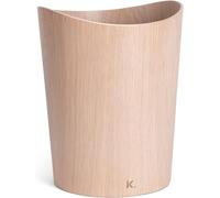 Corbeille À Papier En Bois Véritable Börje Poubelle En Bois Pour Bureau, Chambre D'enfant Et Chambre 9 Litres Chêne Blanc