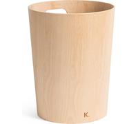 Corbeille À Papier En Bois Véritable Börje Poubelle Moderne En Bois Pour Bureau, Chambre D'enfant Et Chambre 9 Litres Bouleau