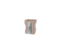 - Corbeille à papier en plastique Taille-crayon rose clair