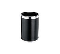 Corbeille a papier en Tole d'acier noir H 315 mm Diamètre 220 mm