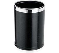 Corbeille a papier en Tole d'acier noir H 315 mm Diamètre 220 mm Was Germany Noir G