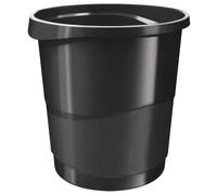Corbeille À Papier - Esselte - Europost - 14 L - Noir - Dimensions 300x250 Mm