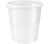 Corbeille à papier Esselte Vivida, plastique, 14 l, blanc
