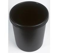 Corbeille à papier Helit the german H6106195 30 l (Ø x H) 350 mm x 405 mm Polyéthylène noir 1 pc(s)