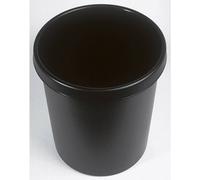 Corbeille à papier Helit the german H6106195 30 l (Ø x H) 350 mm x 405 mm Polyéthylène noir 1 pc(s)