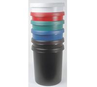 Corbeille à papier Helit the german H6106295 45 l (Ø x H) 390 mm x 480 mm Polyéthylène noir 1 pc(s)