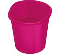 corbeille à papier helit "the joy" PP 13 litres rose