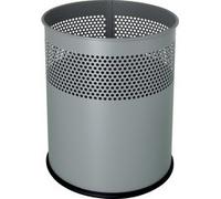 Corbeille à papier 'the dot', 15 L, gris aluminium