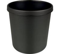 helit h6106495 - Sécurité Corbeille à papier 18 l - Noir