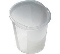 Corbeille à papier 'the joy', PP, 13 litres, blanc