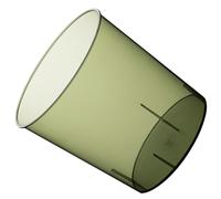 Corbeille à Papier Transparente PET Grand Format pour Maison et Bureau | Style Simple et Décoratif, pour Salle de Bain et Salon, Contenu, Usage Multi-fonction