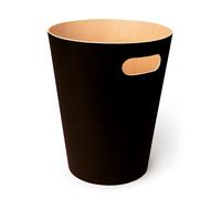 Corbeille à papier Woodrow Umbra beige, Designer Henry Huang, 28 cm