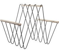 Corbeille à revues DKD Home Decor 8424001814008 41 x 31 x 36 cm Noir Fer Bois MDF