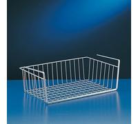 Metaltex 364830094 Kanguro Cupboard Basket 30 cm Silver