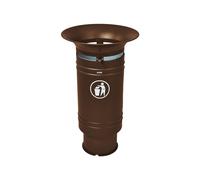 Corbeille Cévennes 60 litres RAL8017 - PROCITY - 208201.8017