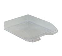 Corbeille Courrier A4 Empilable Clair Transparent