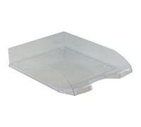 Corbeille courrier A4 empilable clear transparent G