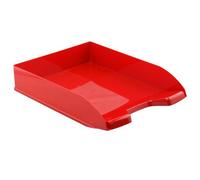 Corbeille Courrier A4 Empilable Rouge
