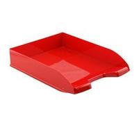 Corbeille courrier A4 empilable rouge G
