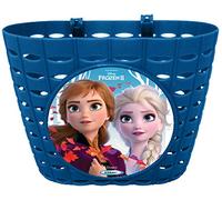 CORBEILLE CYCLE LA REINE DES NEIGES 2 décorée avec système de fixation universelle, se fixe facilement et rapidement sur tout type de guidon, vélo, trottinette, tricycle