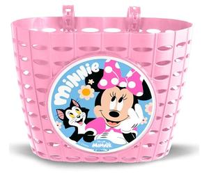 Corbeille Cycle Minnie It's ME décorée avec système de Fixation Universelle, se Fixe Facilement et Rapidement sur Tout Type de Guidon, vélo, Trottinette, Tricycle
