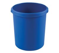 Corbeille cylindrique 30 L coloris bleu