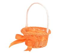 Corbeille de Fleurs Mariage, Panier de Demoiselle d'honneur, Paniers en Rotin avec Anses, Petit Panier Osier, Panier à Fleurs, Panier de Dispersion de Mariage, pour Pâques, Mariage