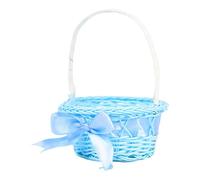 Corbeille de Fleurs Mariage, Panier de Demoiselle d'honneur, Paniers en Rotin avec Anses, Petit Panier Osier, Panier à Fleurs, Panier de Dispersion de Mariage, pour Pâques, Mariage