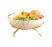 Corbeille de fruits Bol à fruits en céramique, panier à fruits avec socle amovible multifonctionnel, bol à fruits décoratif for comptoir de table, plateaux de présentation de salades ou de desserts fo