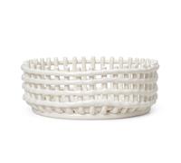 Ferm Living Bol tressé Ceramic Off-white