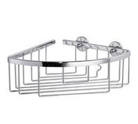 tesa 40200-00000-00 ALUXX Panier de douche d'angle colle chrome (brillant)