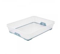 keeeper Corbeille Empilable, Antidérapante, DIN A4, 36 x 26,5 x 7 cm, Jonas, Nordic Blue