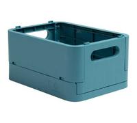 Corbeille de Rangement case pliable Midi format A5 - Bleu