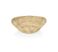 Corbeille de table osier ovale 22 x 17.5 x 5 cm -
