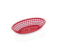 Corbeille de table polypropylène ovale rouge - WAS Germany Rouge G