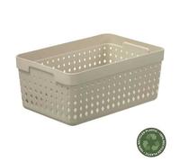 Corbeille design pour bureau ou salle de bain XL - Beige